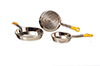 Aluminum Frying Pans, 3 pc.