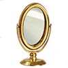 Large Table Mirror, Gold