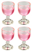 Rose Goblets, 4 pc.