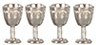 Silver Goblets Set, 4 pc.