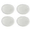 White China Saucers, 4 pc.