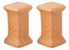 Terra-Cotta Pedestals, 2 pc.