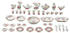 Floral Table Set, 42 pc.