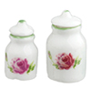 Sweet Rose Jars, 2 pc.