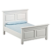 Double Bed, White