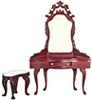 Dressing Table with Stool, Mahogany