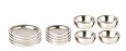 Silver Dishes Set, 12 pc.