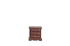 Dollhouse Miniature Night Stand, Walnut