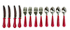 Red Silverware, 12 pc.