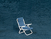 Small Chair, Blue, White