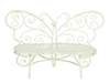 Butterfly Bench, White