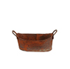 Small Oval Washtub/Rusted