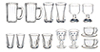 Kitchen Dining Set Glasses