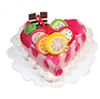 Heart Shaped Fruit Cake