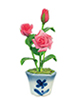 Roses in Pot, Pink