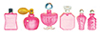 Perfume Set, 6 Pieces