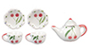 Cherry Tea Set, 6 pc.