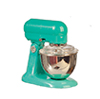 Mini Mixer with Parts, Turquoise