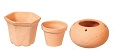 Terra Cotta Pots, 3 pc.