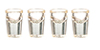 Bistro Glasses, 4 pc.