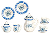 Blue Tea Set, 11 pc