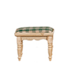 Footstool, Green, Unfinishd