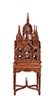 Victorian Table and Birdcage, Walnut