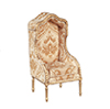 Hooded Porter Chair, Gold
