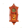 Victorian Wall Clock, Walnut