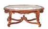 18th Century Glass Top Coffee Table