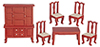 1/2" Scale  Dining Room Set, 6 pc.