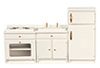 White Appliance Set, 3 pc.