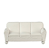Leather Sofa, Cream