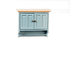 Rs Upper Cabinet, Blue, Oak