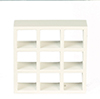 9-Shelf Unit, White