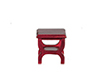 Dollhouse Miniature End Table, Mahogany