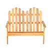 Adirondack Dbl.Chair, Oak