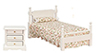 Bedroom Set, 2 pc, White
