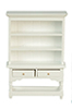 Dollhouse Miniature Hutch, White