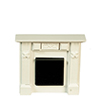 Elizabeth Fireplace, White