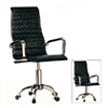 Office Director's Chair, Black and Silver