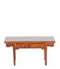 Dollhouse Miniature Dining Table, Walnut