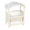 Canopy Crib, White