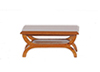 Dollhouse Miniature Coffee Table, Walnut