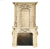 Victorian Fireplace, Gray