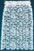 Dollhouse Miniature Curtains: Lace Panel, White