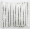 Pillow: Silver and White Stripe