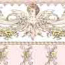 Dollhouse Miniature Wallpaper: St Elizabeth, Pink