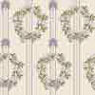 Dollhouse Miniature Wallpaper: Rambler, Blue