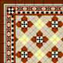 Dollhouse Miniature Wallpaper: Victorian Tile